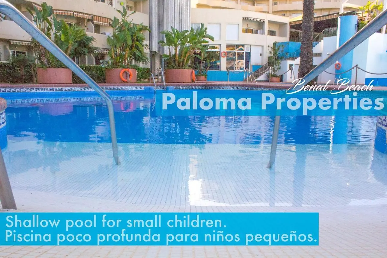 Benal beach suite, estudio con parque acuático y vistas al mar. Benalmádena